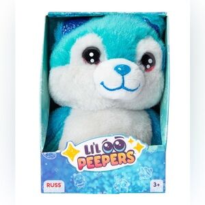 Russ Teal & White Lil' Peepers Plush